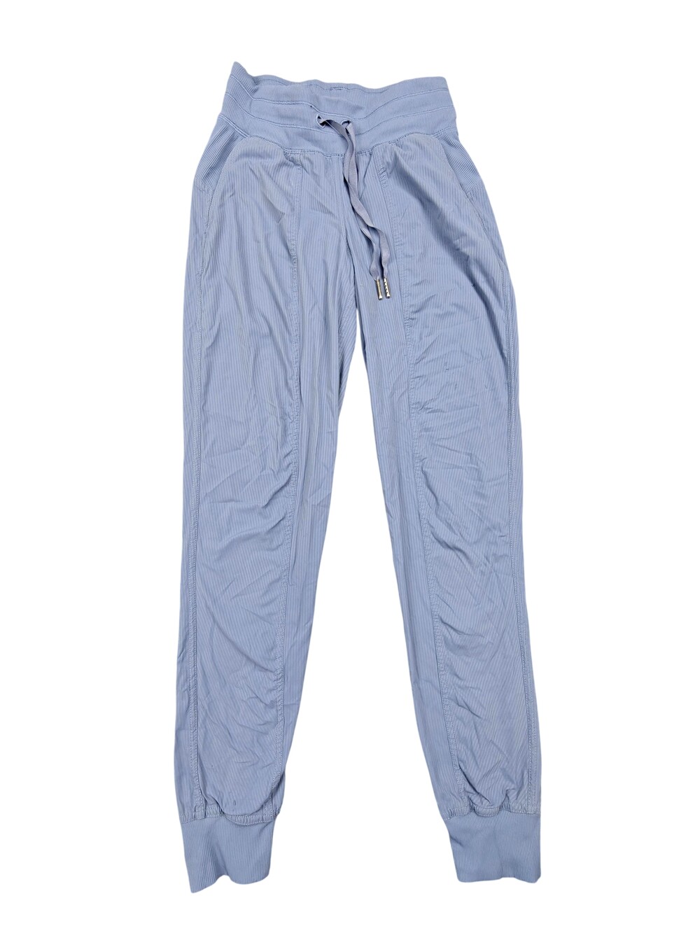 Lululemon Pants Womens 0 Blue Tapered Jogger Pockets Elastic Waist Drawstring